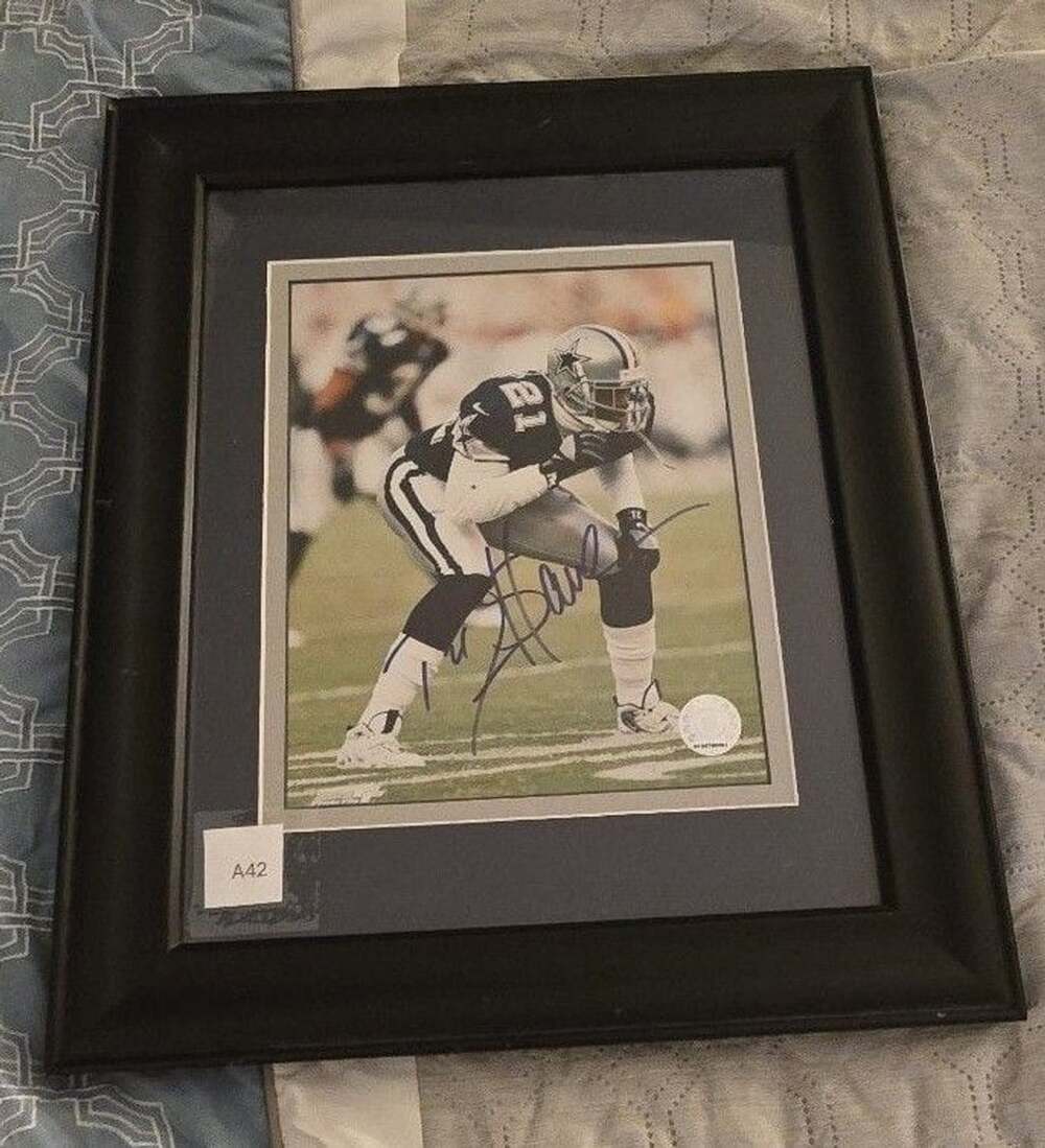 Dallas Cowboys Autographed Framed Photo with Certificate of Authenticity